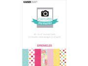 Captured Moments Double Sided Cards 6 X4 30 Pkg Sprinkles