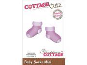 Cottagecutz Mini Die 1.6 X.9 Baby Socks