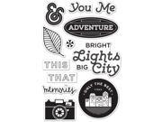 Basic Grey Second City Clear Stamps By Hero Arts Bright Lights