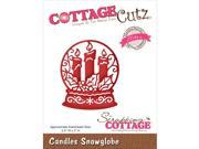 Cottagecutz Elites Die Candles Snowglobe 2.5 X3
