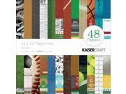 Kaisercraft Paper Pad 12 X12 48 Pkg Game On!