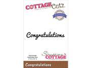 Cottagecutz Expressions Die 4 X.8 Congratulations