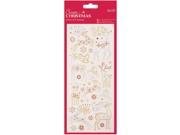 Papermania Create Christmas Glitter Dot Stickers Reindeers