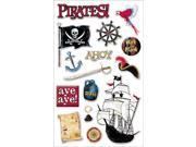 Pirates Gems Stickers Packaged Pirate Words Images