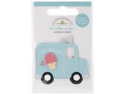 Sunkissed Doodle Pops Embellished 3 D Stickers Ice Cream Truck