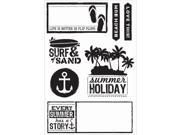 Sandy Toes Clear Stamps 6.25 X4