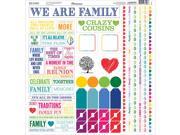 Our Family Cardstock Multi Stickers 12 X12