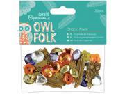 Papermania Owl Folk Charm Pack 32 Pkg