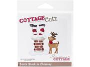 Cottagecutz Die Santa Stuck In Chimney 2.8 X3