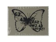Finnabair Wood Mounted Stamps 1.5 X2 Butterfly 3
