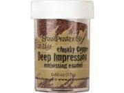 Stampendous Deep Impression Embossing Enamel .63Oz Chunky Copper