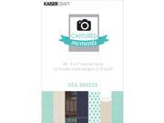 Captured Moments Double Sided Cards 6 X4 30 Pkg Sea Breeze