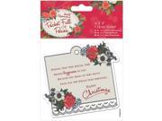 Papermania Pocket Full Of Posies Clear Stamps 4 X4 Sentiment