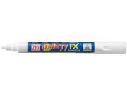 Zig Painty FX Pen Medium Tip Marker White 12PK