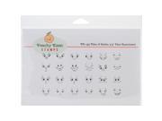 Peachy Keen PK 145 Stamp Clear Face Assortment Pack of 24 Piles of Smiles