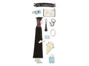 Touch Of Jolee s Dimensional Sticker Graduation Female
