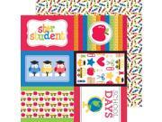 School Double Sided Cardstock 12 X12 Crayon Box