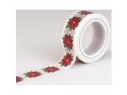 Have A Merry Christmas Decorative Tape Poinsettia