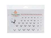 Peachy Keen PK 757 Stamp Clear Face Assortment Wide Eyed Bushy Tailed Pack of 31