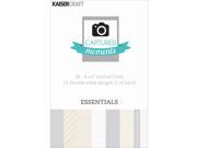 Captured Moments Double Sided Cards 6 X4 30 Pkg Essentials