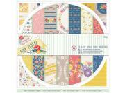 Papermania Double Sided Paper Pack 12 X12 40 Pkg Folk Floral