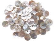 Favorite Findings Shellz Buttons 5 8 Natural Pearl Round Agoya