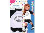 Springfield Collection Soccer Outfit Black and White T Shirt and Shorts