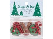 Dress It Up Holiday Embellishments Deck The Halls