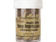 Stampendous Deep Impression Embossing Enamel .63Oz Chunky Silver