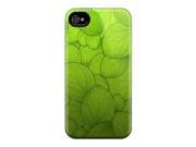 s Fashion Protective Green Leafs Case Cover For Iphone 4 4s