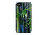 Cute Appearance Cover tpu WXw6199QukX Green Bamboo Case For Iphone 4 4s