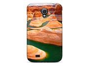For Galaxy S4 Tpu Phone Case Cover green River Nature