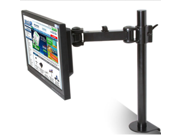 MonMount Articulating Single LCD TV Monitor Mounting Arm Extension with C clamp