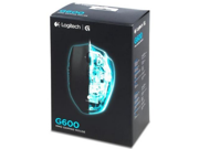 Logitech G600 MMO Gaming Mouse 20 Customizable Buttons Black Wired Laser USB