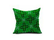 Cotton Pillow Case Cushion Cover Pillow Cover Linen Home Decor Geometry Nature 18 x 18