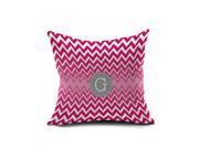 18 Monogrammed 26 Initial Sofa letter Pillow Case Cushion Cover Linen Home Decor