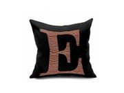 18 Monogrammed 26 Initial Sofa letter Pillow Case Cushion Cover Linen Home Decor