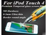 Ultra Thin 0.2MM 2.5D LCD Clear Tempered Glass Screen Protector Protective Film For ipod touch 4 With Retail Package