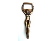 Naked Lady Bottle Opener Solid Brass Church Key Vintage Reproduction