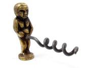 Brass Naughty Boy Pe*ing Manneken Pis Corkscrew