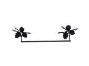 Pine Cone Bath Towel Bar Rack Holder Cast Iron Wall Mount