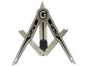 Free Mason Seal G Square Compasses Folding Pocket Knife