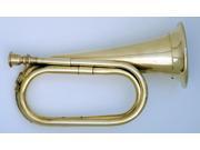 Civil War Era Solid Brass Bugle US Military Cavalry Horn New