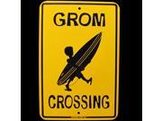 Grom Crossing Sign
