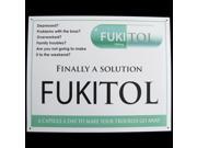 Fukitol Prescription Drug Funny Work Sign Doctor s Office Decor