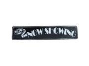 Now Showing Movie Home Theater Tin Sign or Wall Plaque Banner