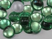 5mm Green Peridot .PD Flat Back Acrylic Round Cabochon High Quality Pro Grade 100 Pieces