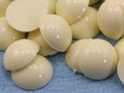 15mm Ivory .I001 Flat Back Acrylic Round Cabochon High Quality Pro Grade 30 Pieces