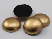 25mm Bronze H312 Flat Back Round Pearl Acrylic Cabochons High Quality Pro Grade 10 Pieces