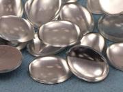 18x13mm Crystal Clear .AC Flat Back Acrylic Oval Cabochon High Quality Pro Grade 25 Pieces